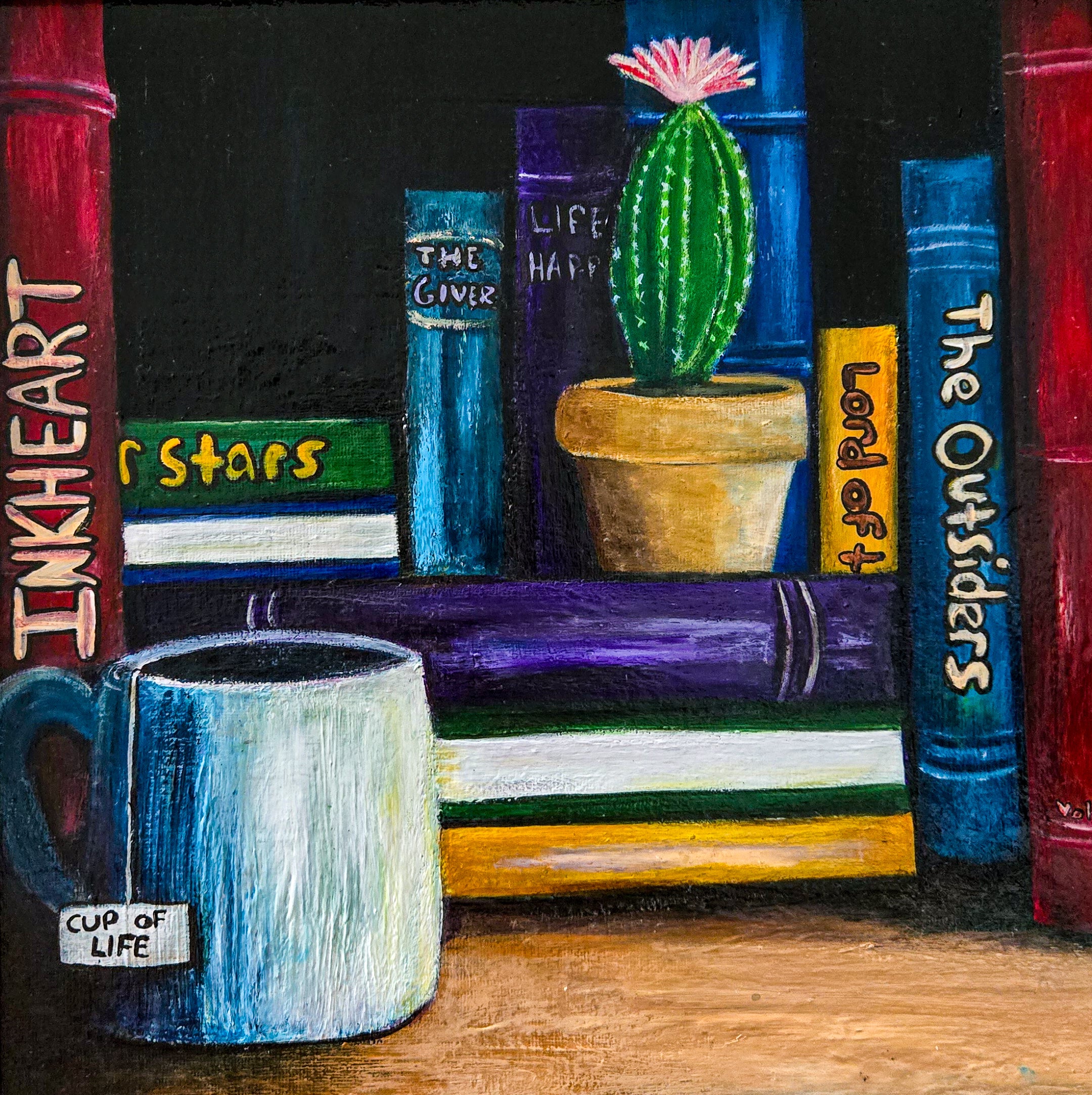 Original Painting "Fictional Community" 12 x 12