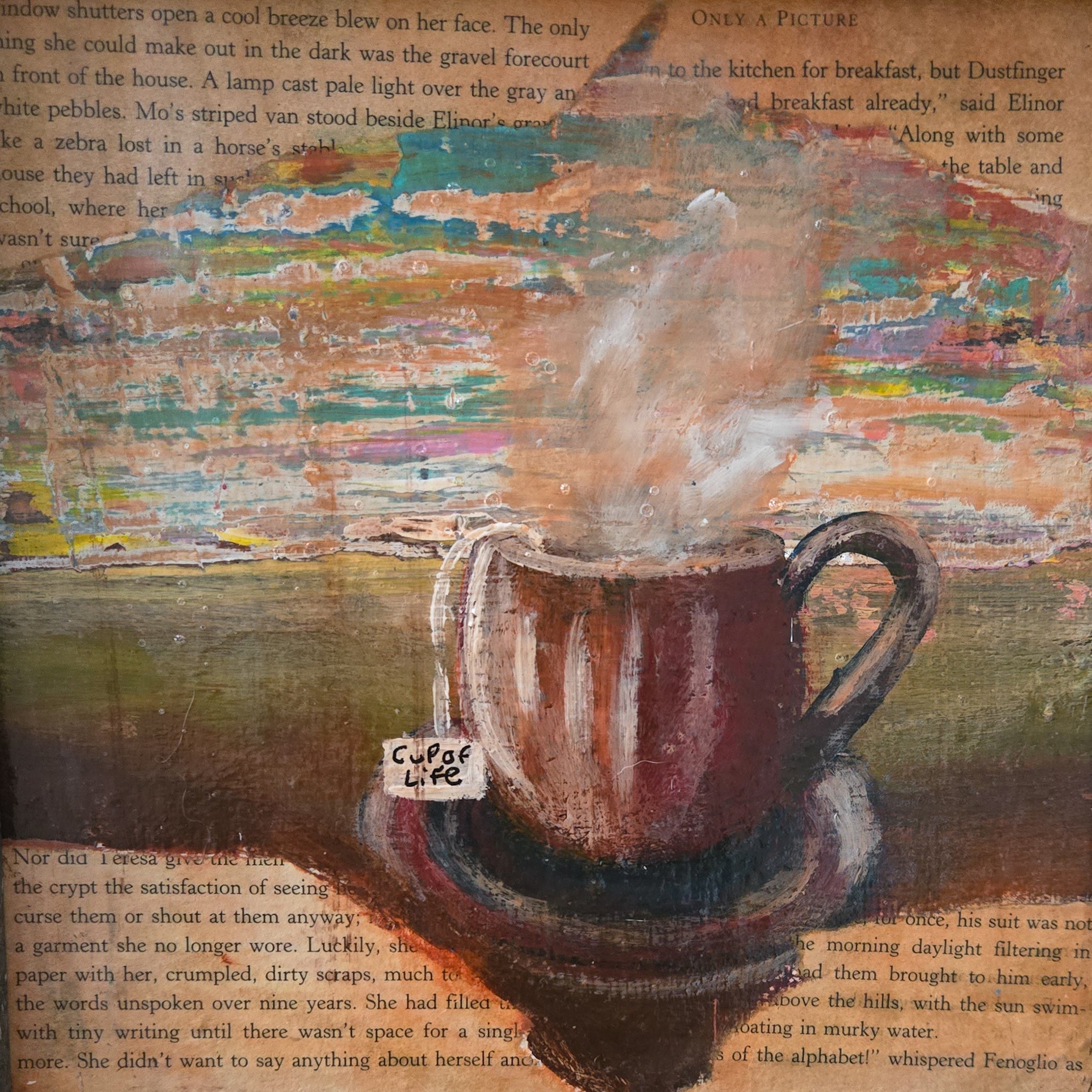 Original Painting - "Cup of Life Series" 8 x 8 2 versions