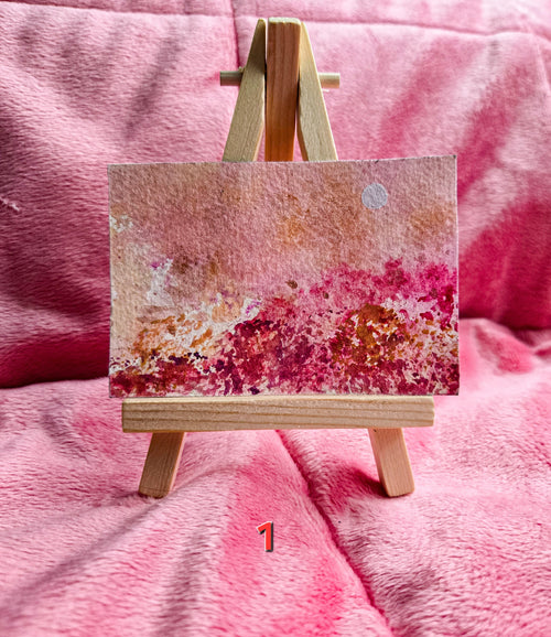 ACEO Trading Cards - Japanese Blossom Landscape