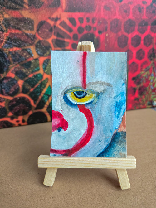 ACEO Trading Cards - Creepy Clown