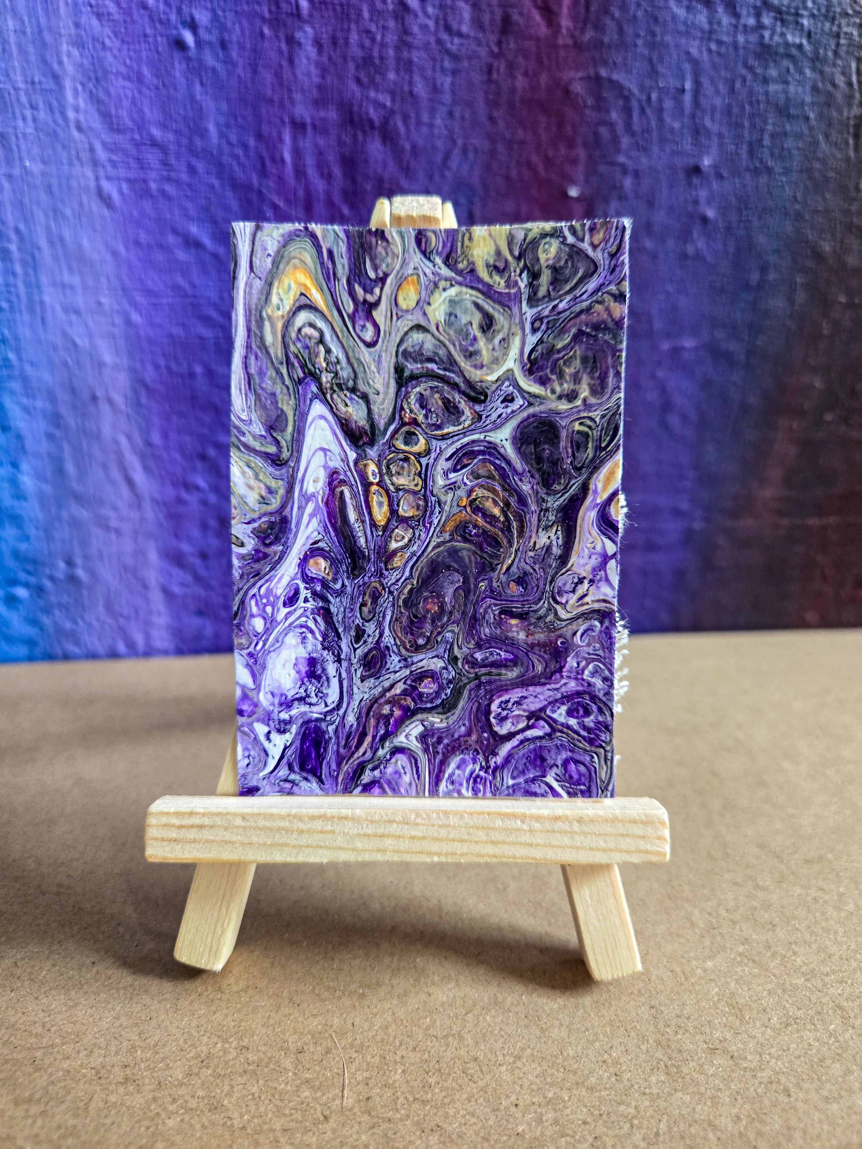 ACEO Trading Cards - Acrylic Pours