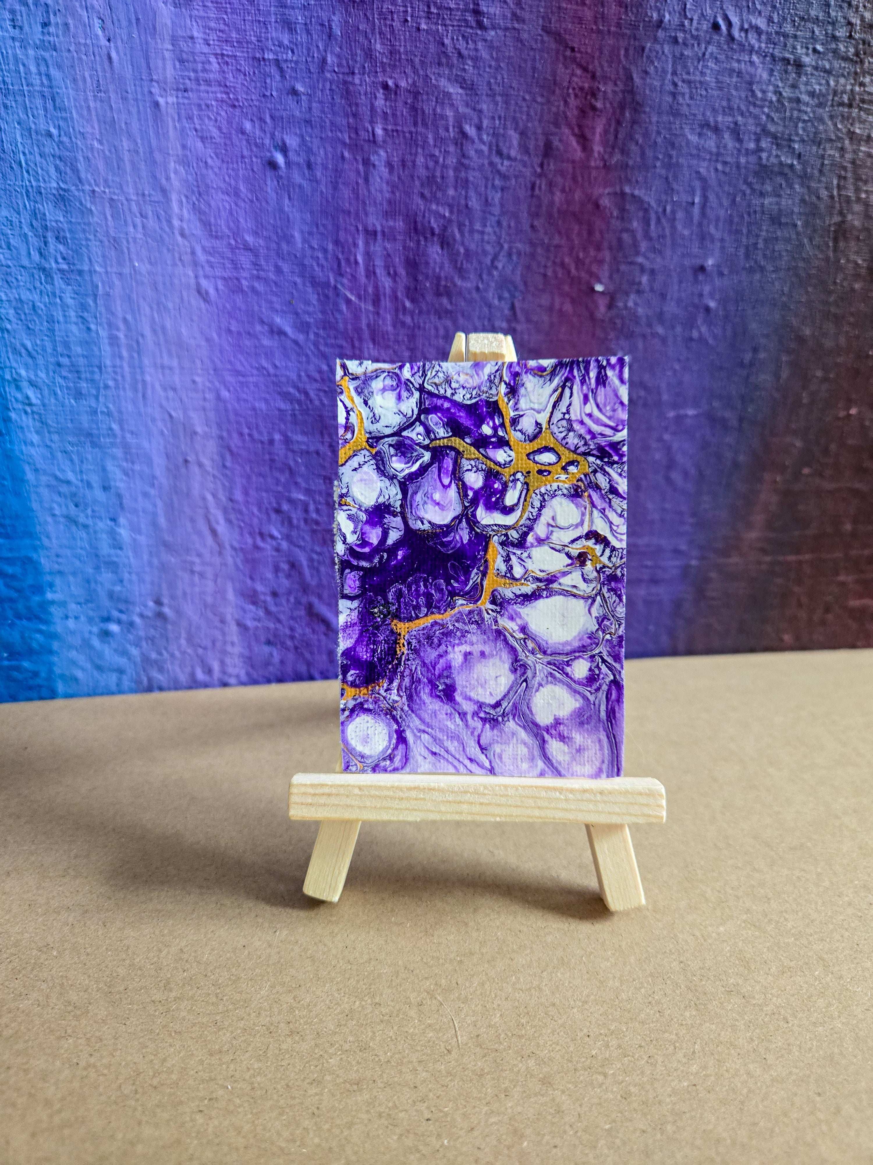 ACEO Trading Cards - Acrylic Pours
