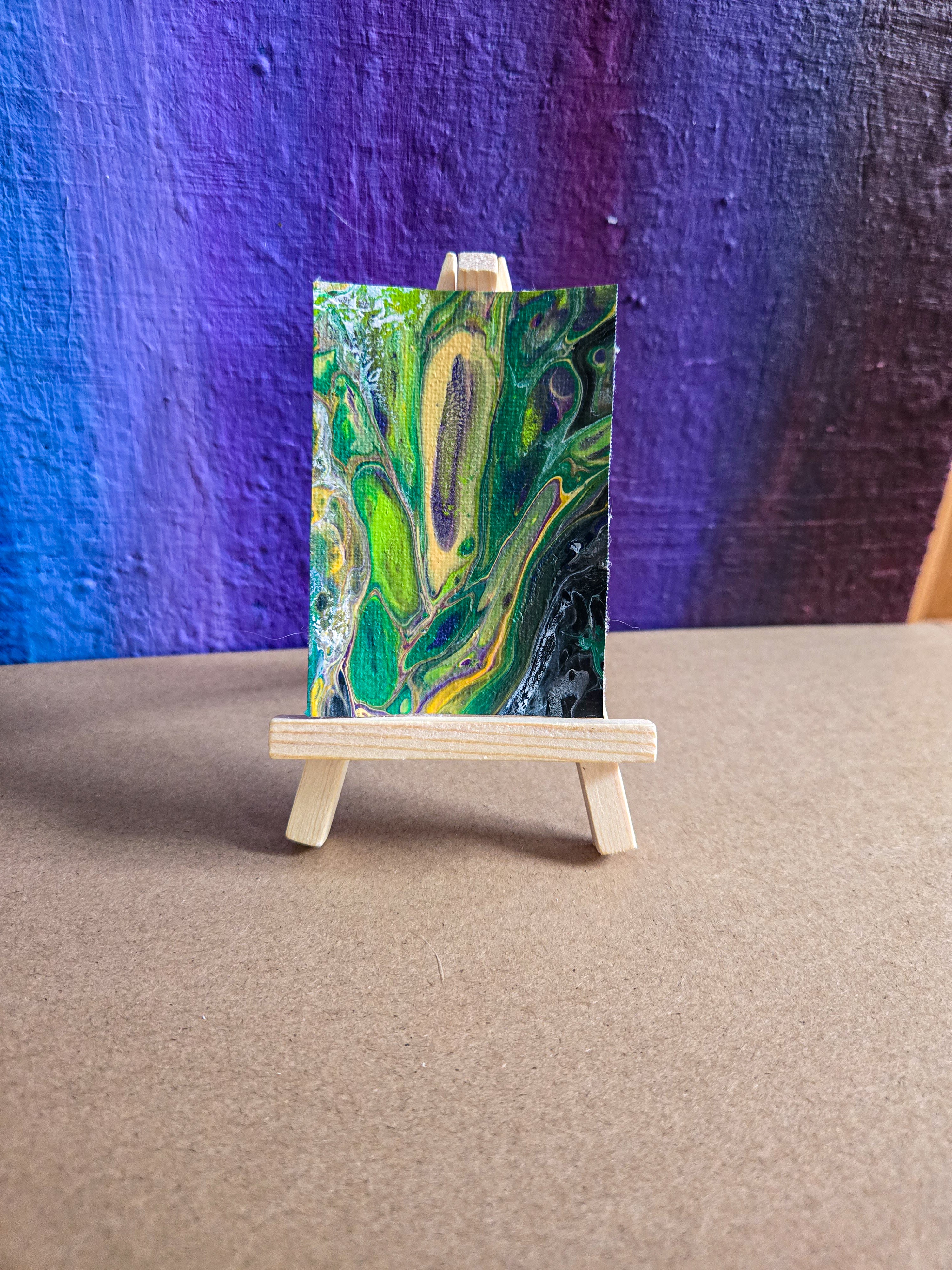 ACEO Trading Cards - Acrylic Pours