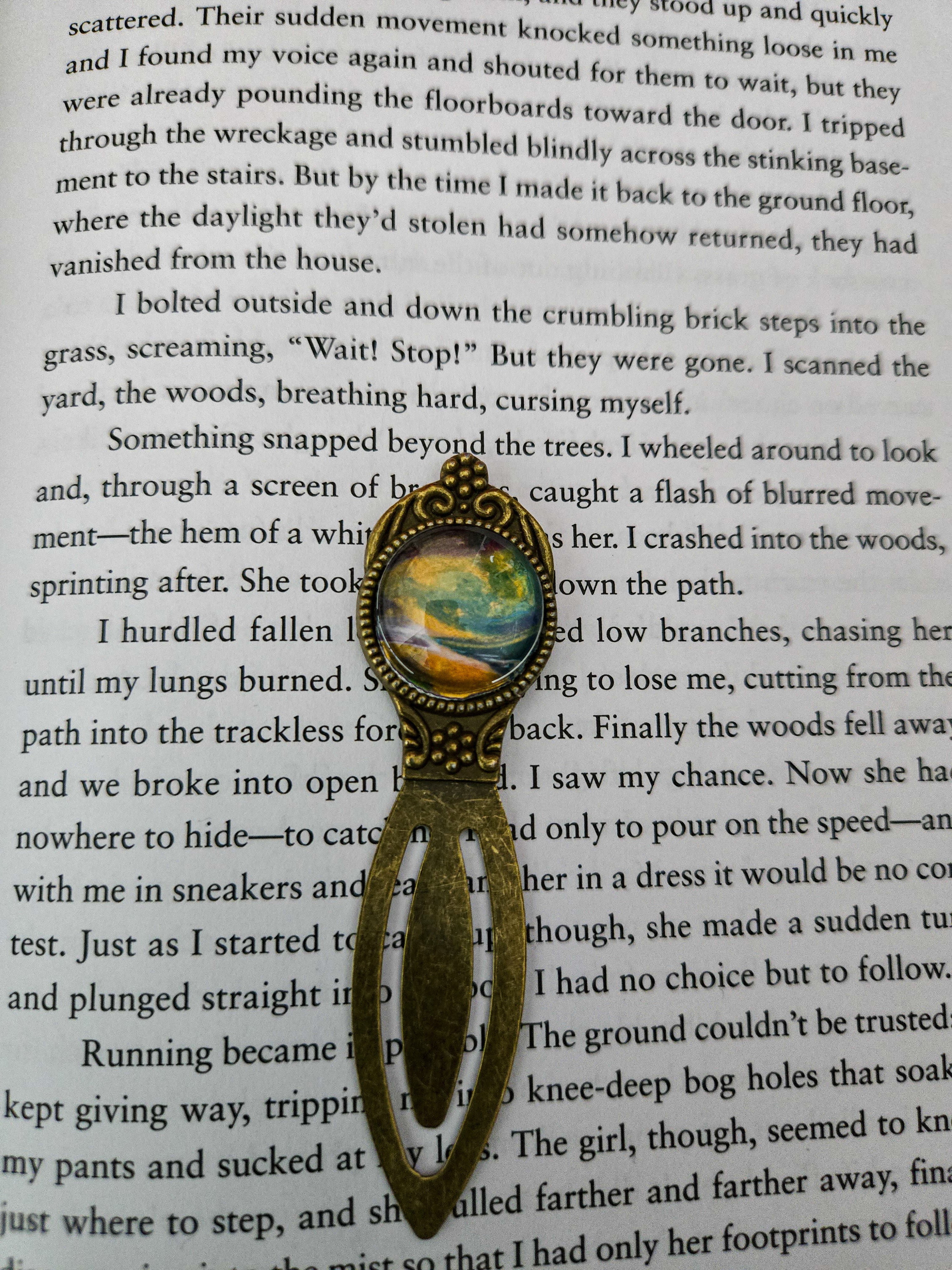 3 Inch Bookmark Pour -Antique Gold