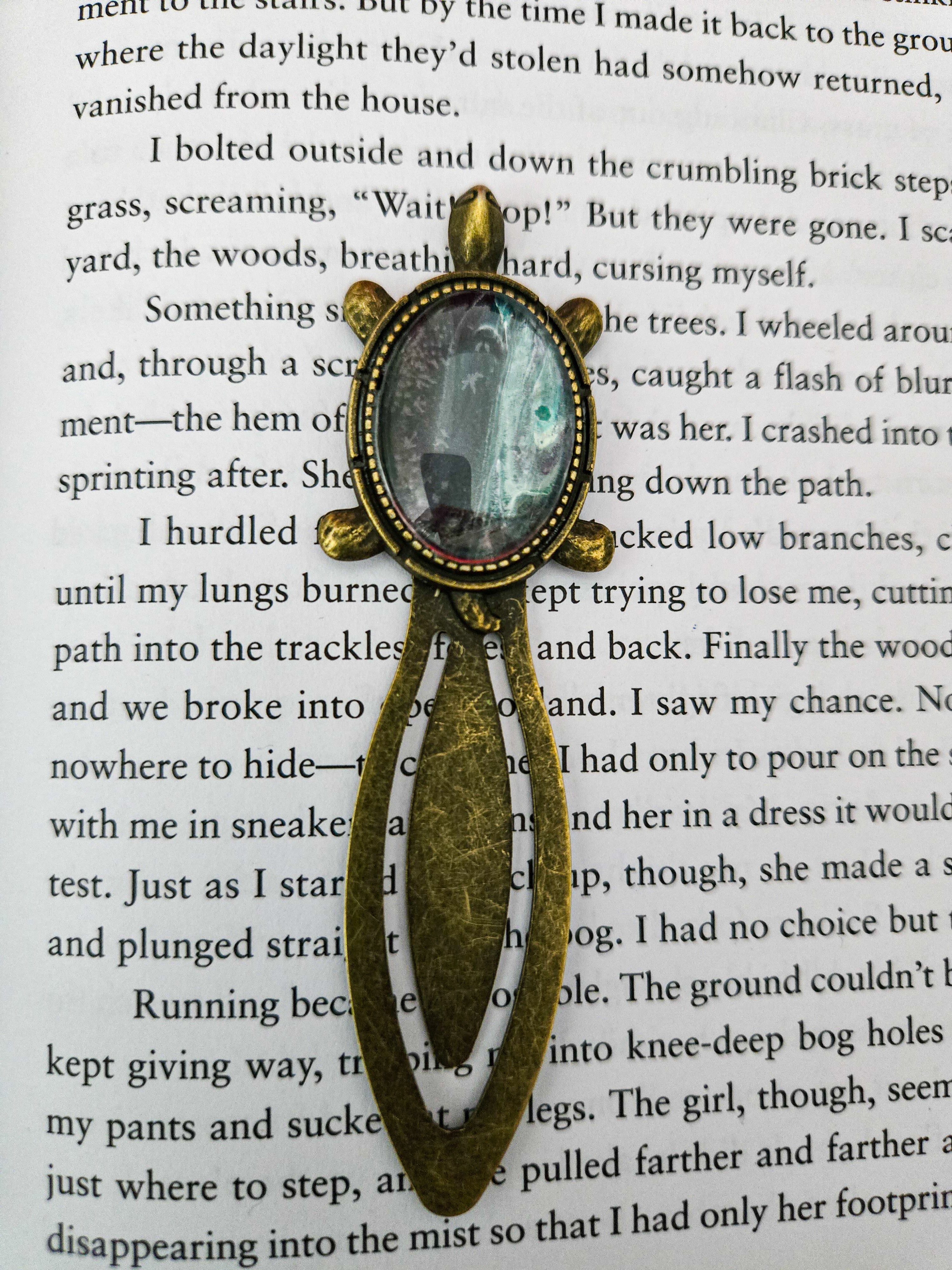 3 Inch Bookmark Pour -Antique Gold