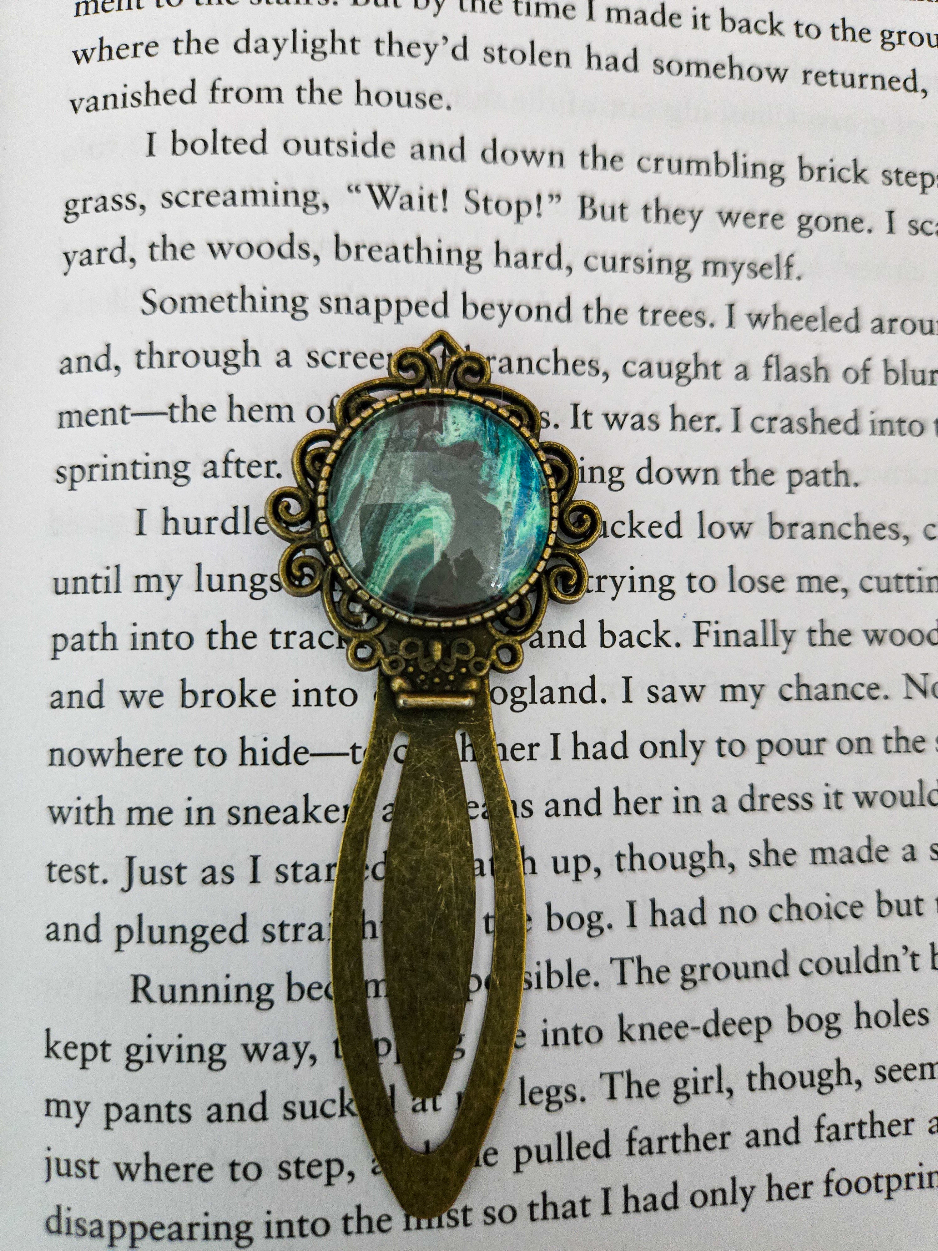 3 Inch Bookmark Pour -Antique Gold