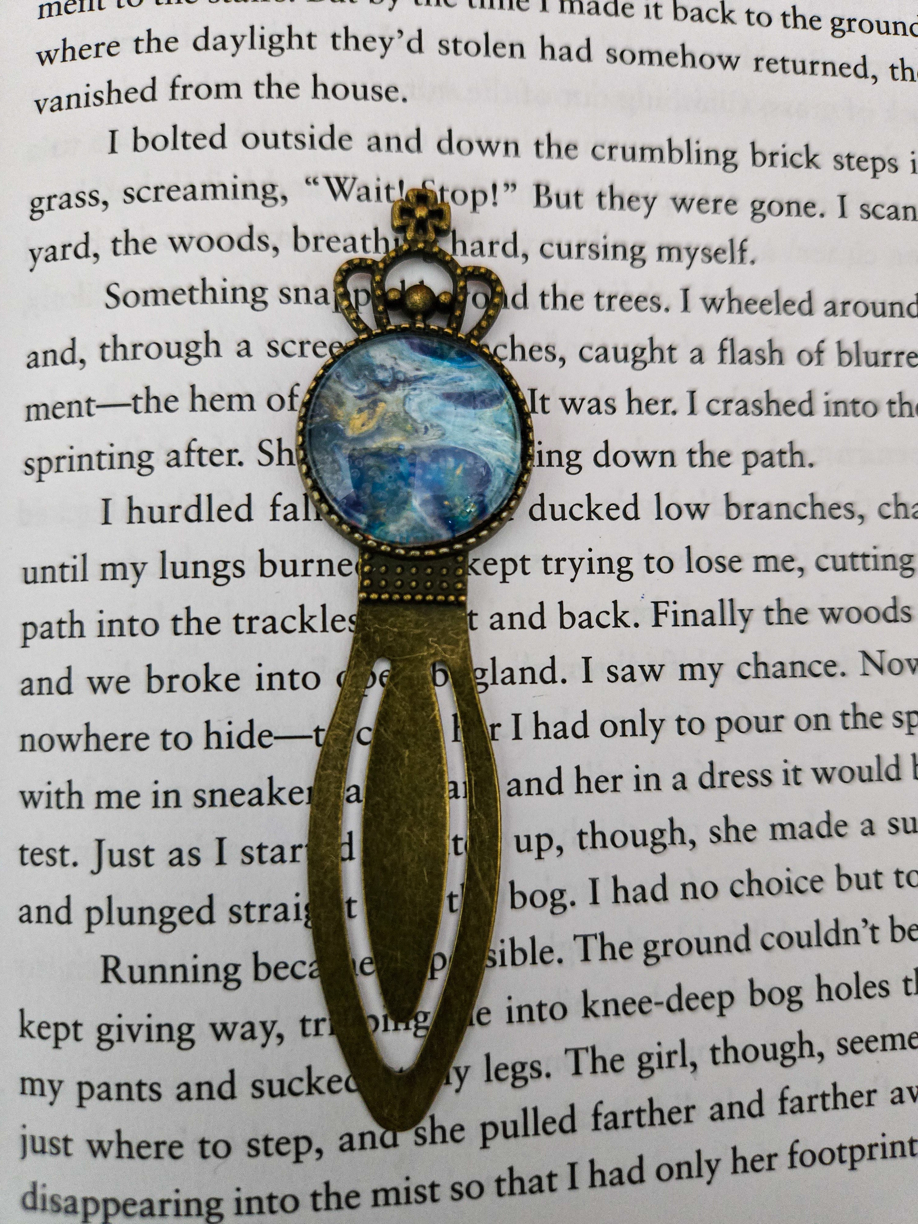 3 Inch Bookmark Pour -Antique Gold