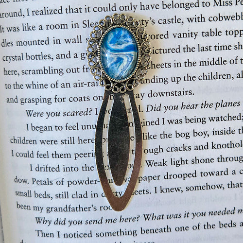 3 Inch Bookmark Pour- Silver