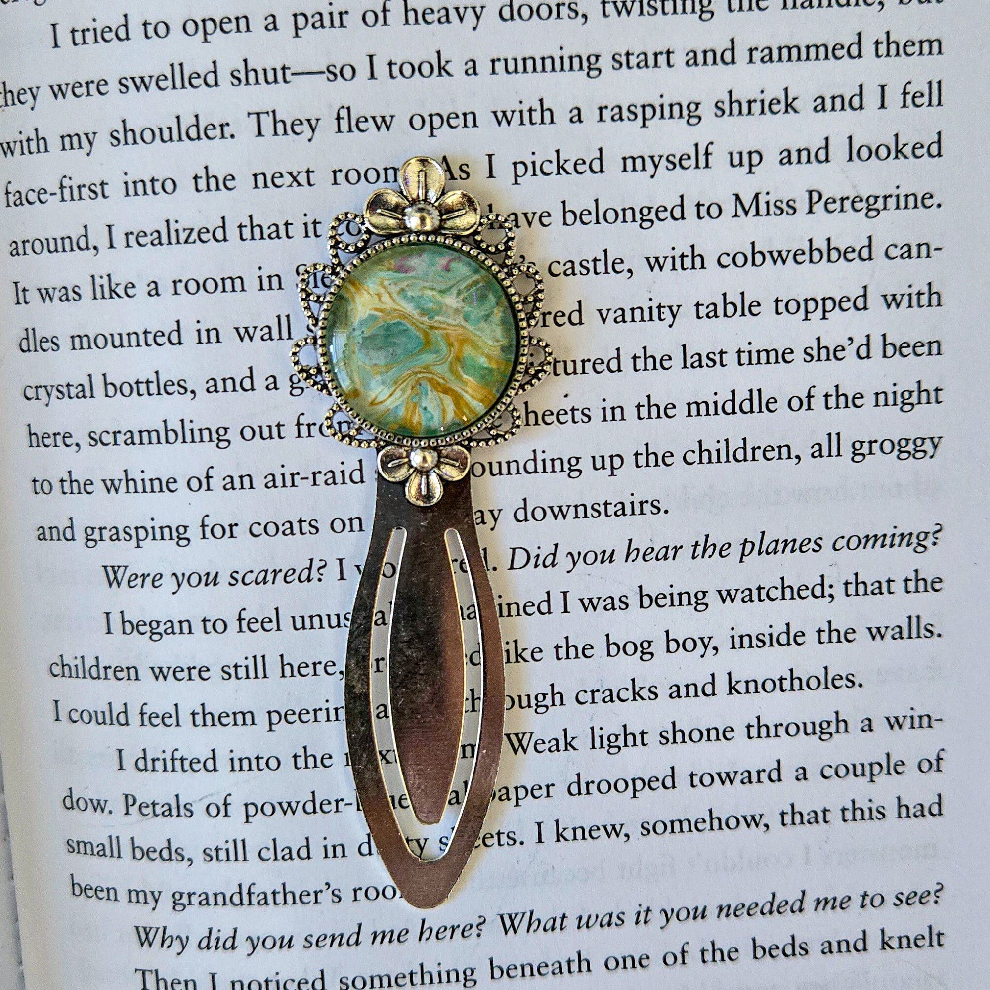 3 Inch Bookmark Pour- Silver