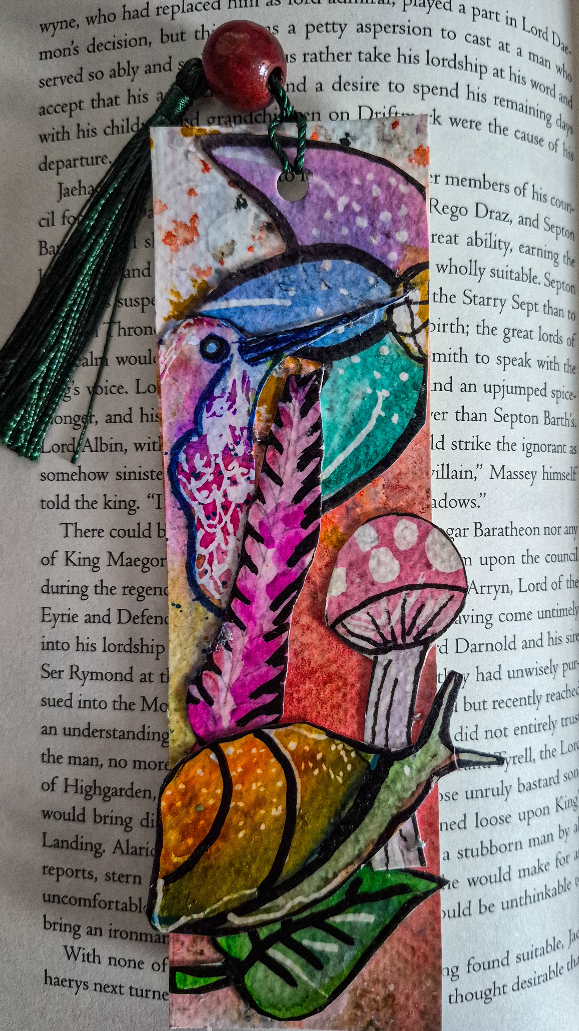 Original watercolour bookmarks
