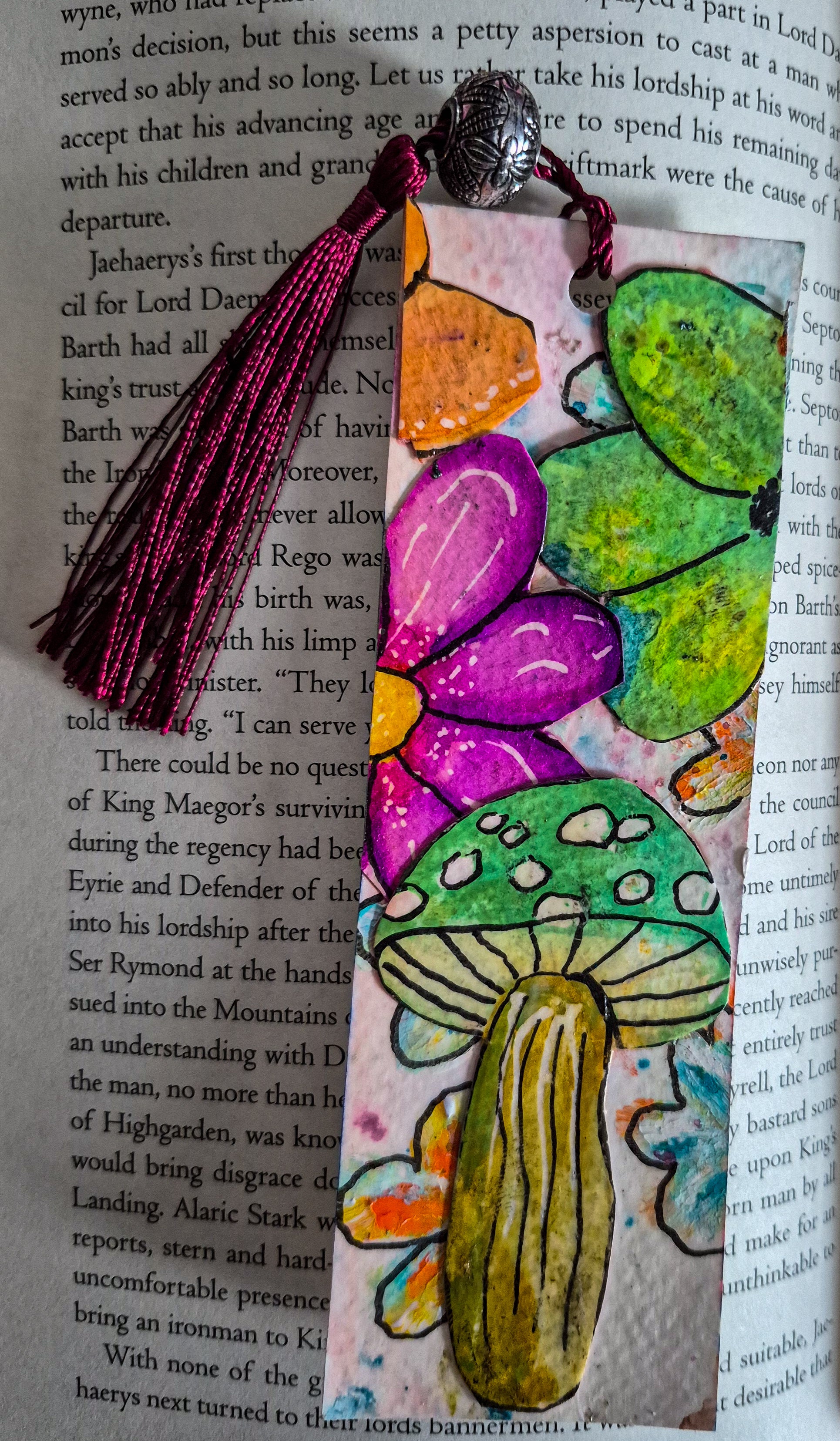 Original watercolour bookmarks