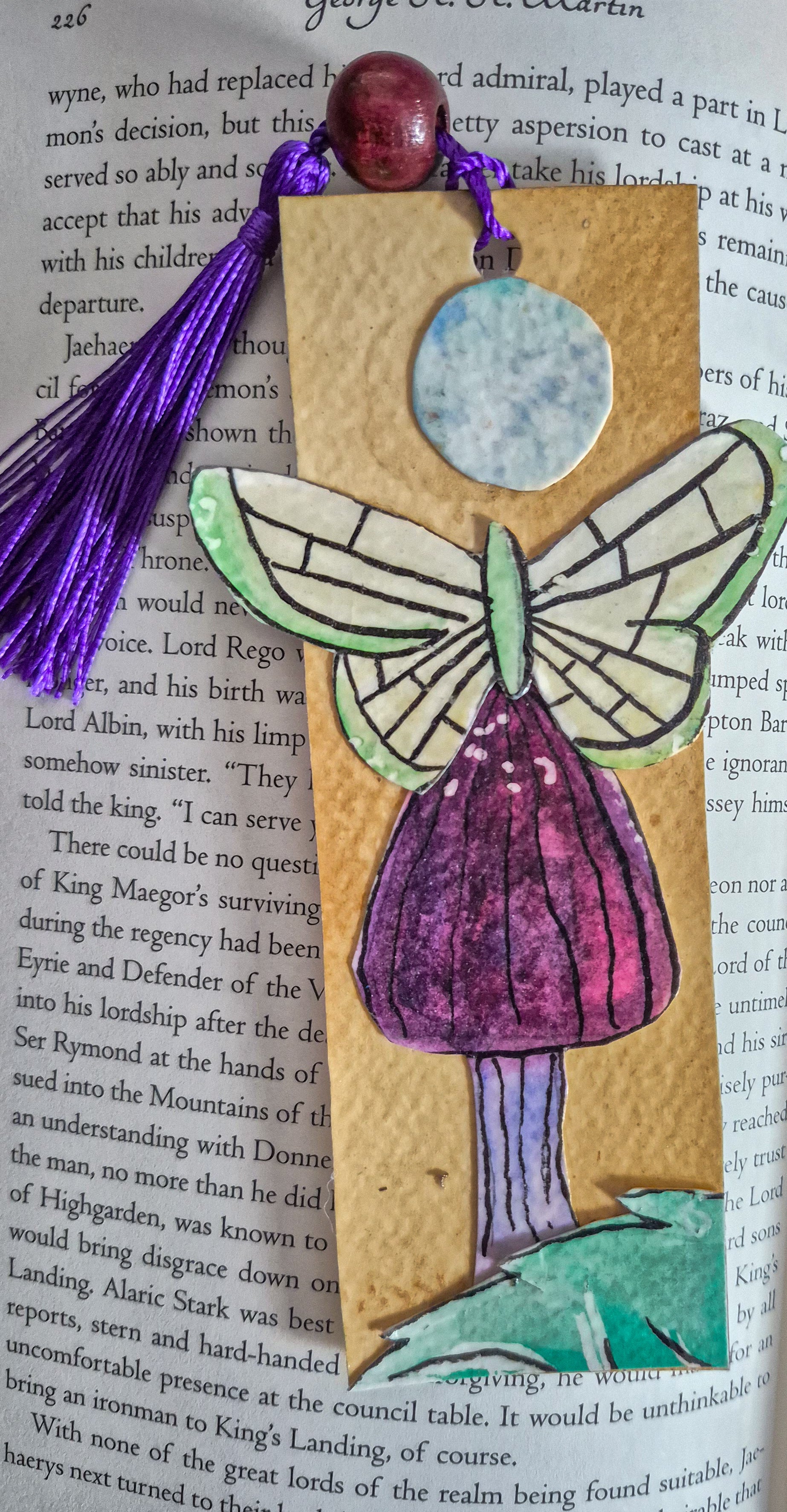 Original watercolour bookmarks