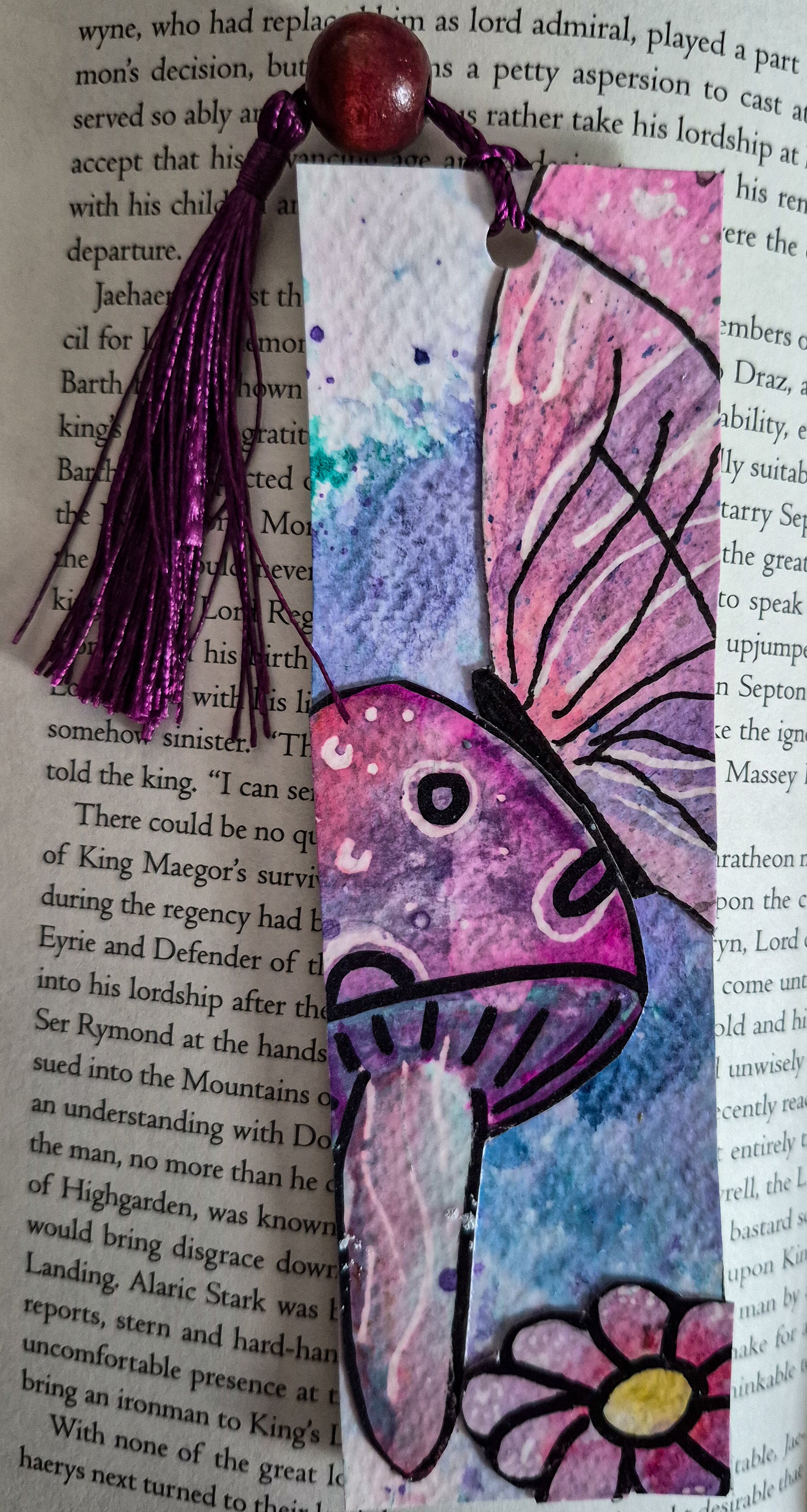 Original watercolour bookmarks
