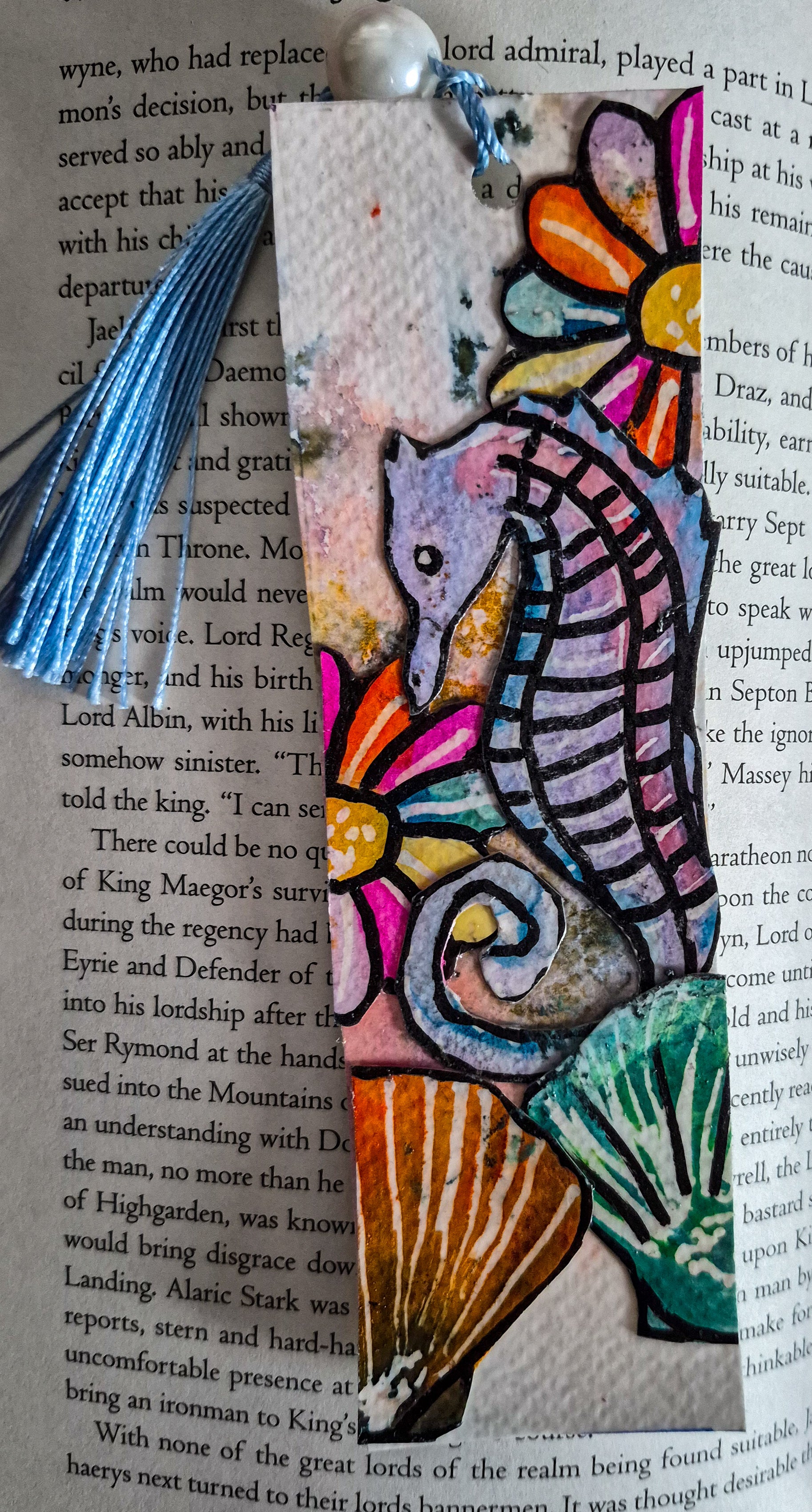Original watercolour bookmarks