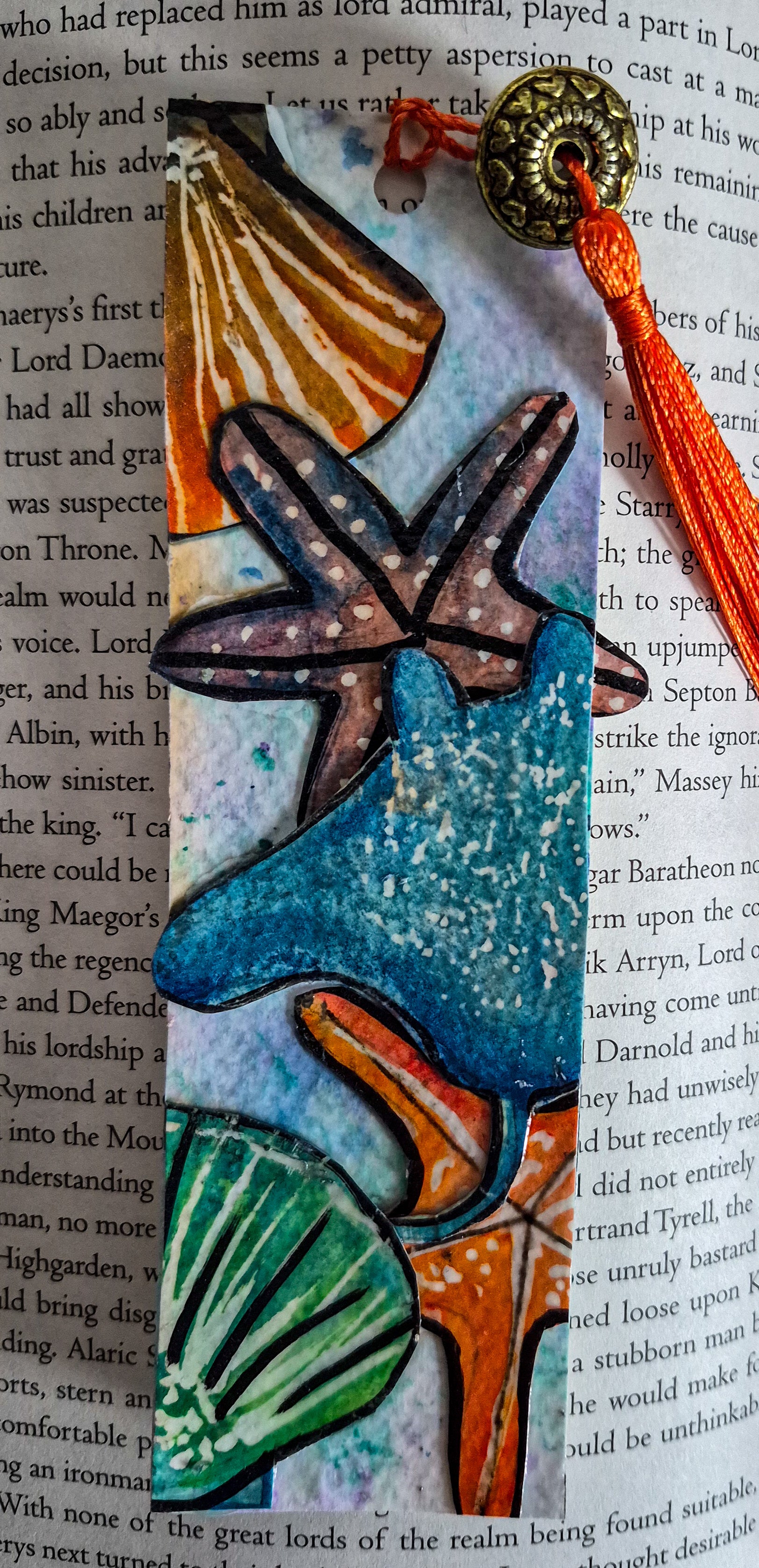 Original watercolour bookmarks