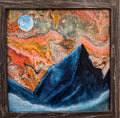 Orange Skies 8 x 8 Framed