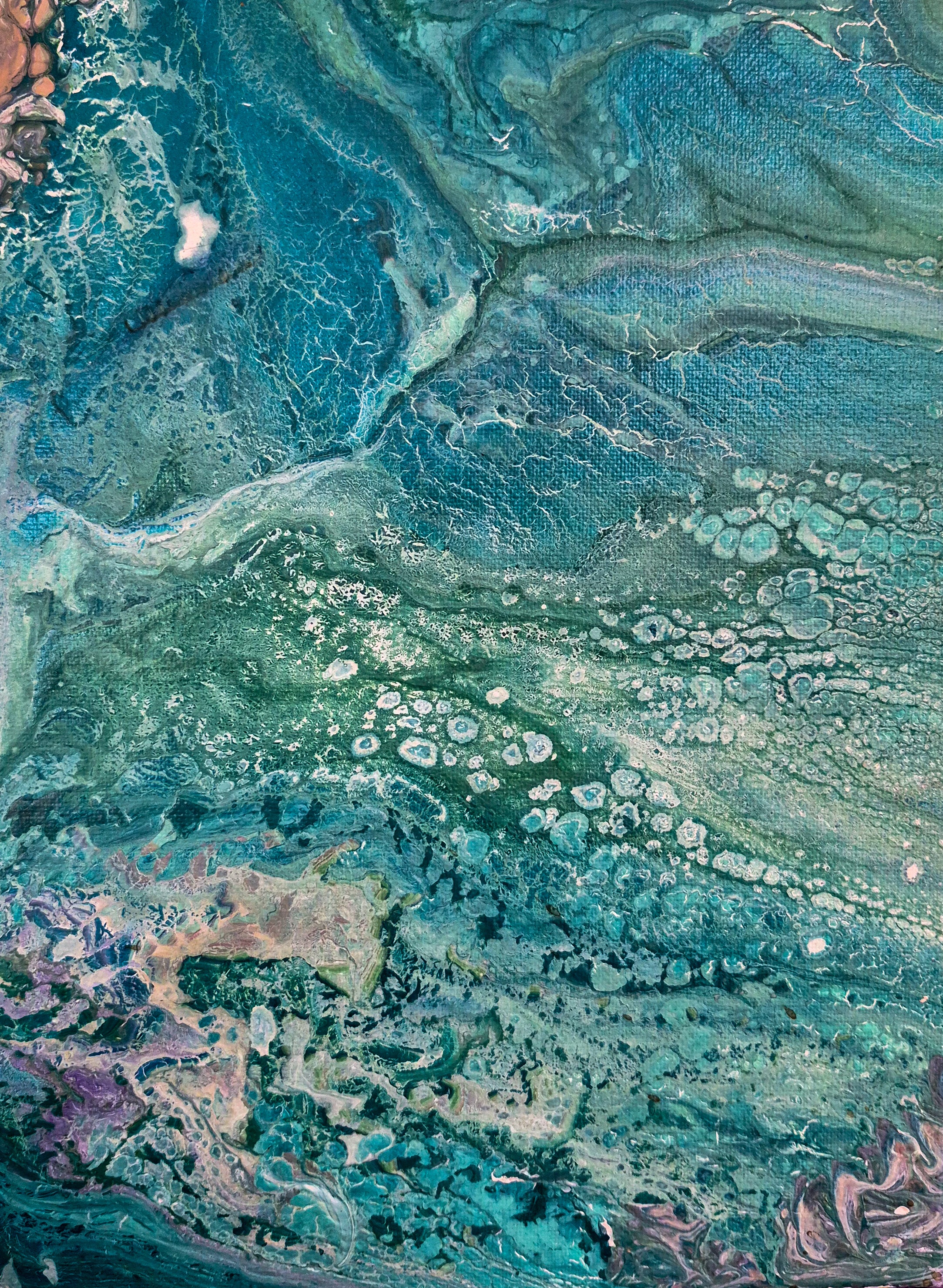 Turquoise Waters 9 x 12