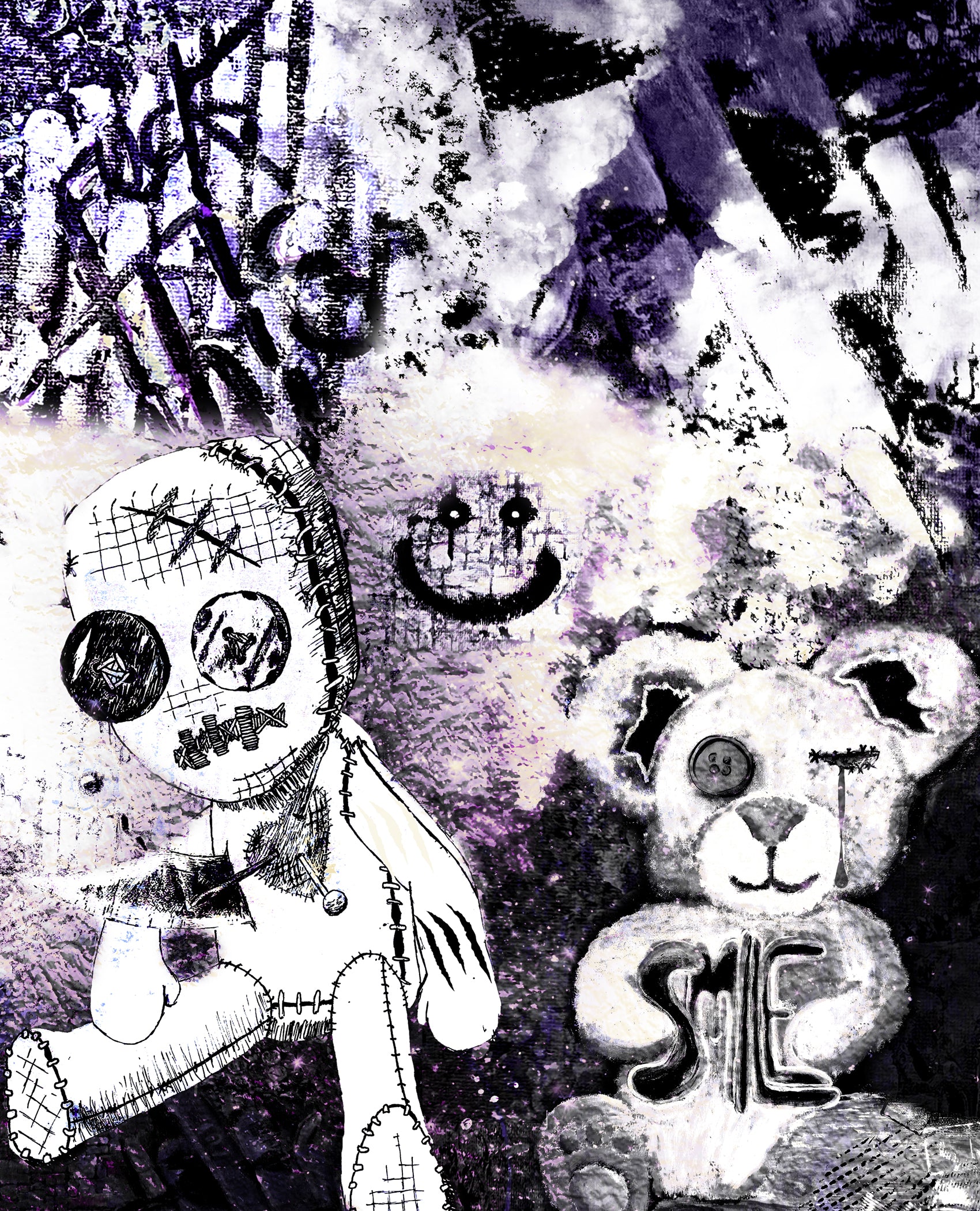Smile Teddys 5 x 7 print