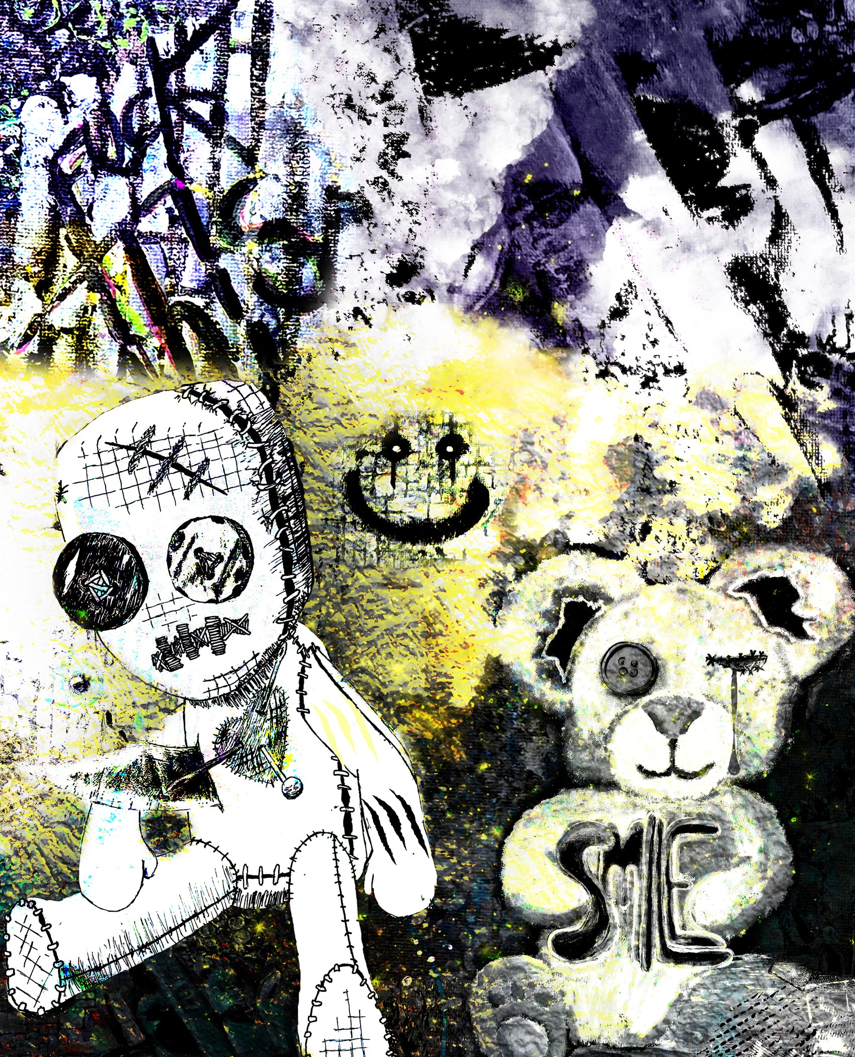 Smile Teddys 5 x 7 print