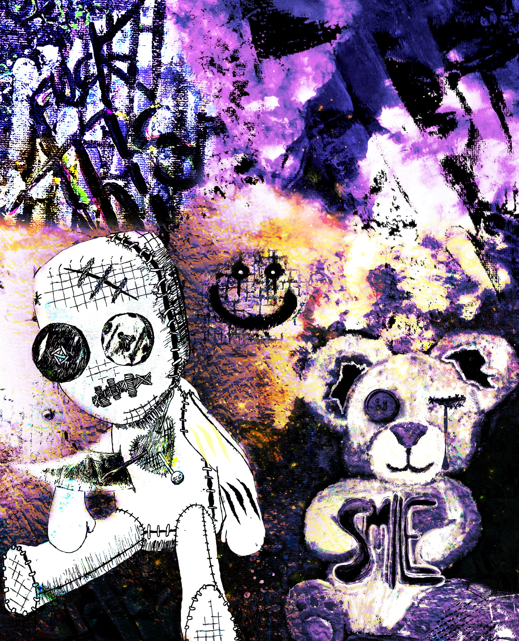 Smile Teddys 5 x 7 print